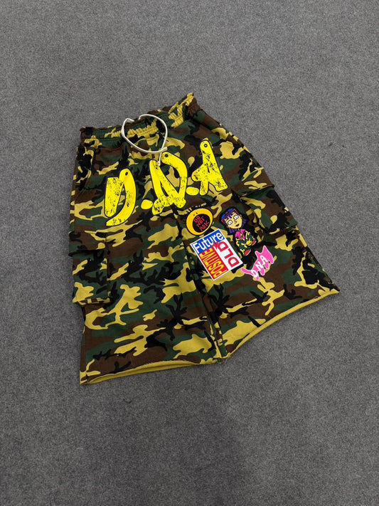 DNA CAMO CARGO SHORTS