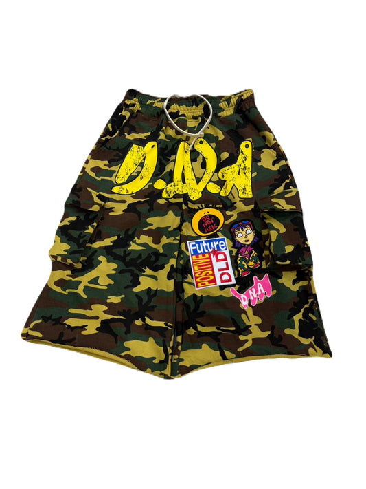 DNA CAMO CARGO SHORTS