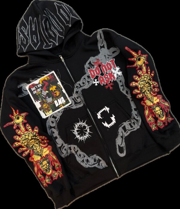Black Chained Collection Hoodie